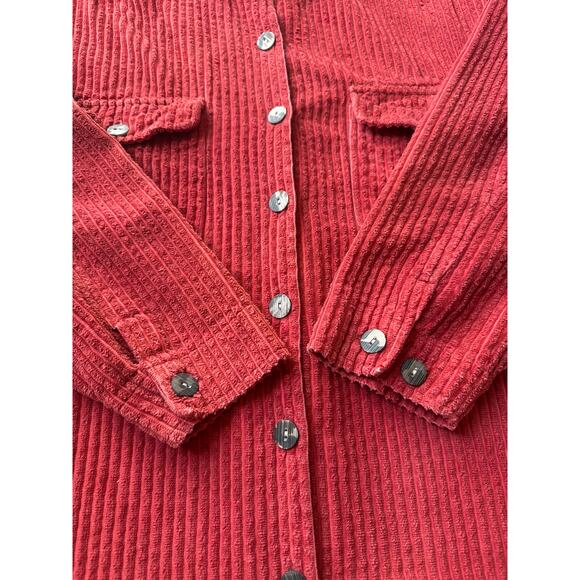 Vintage Eddie Bauer oversize Baggy Chorduroy shirt jacket large - Picture 8 of 11